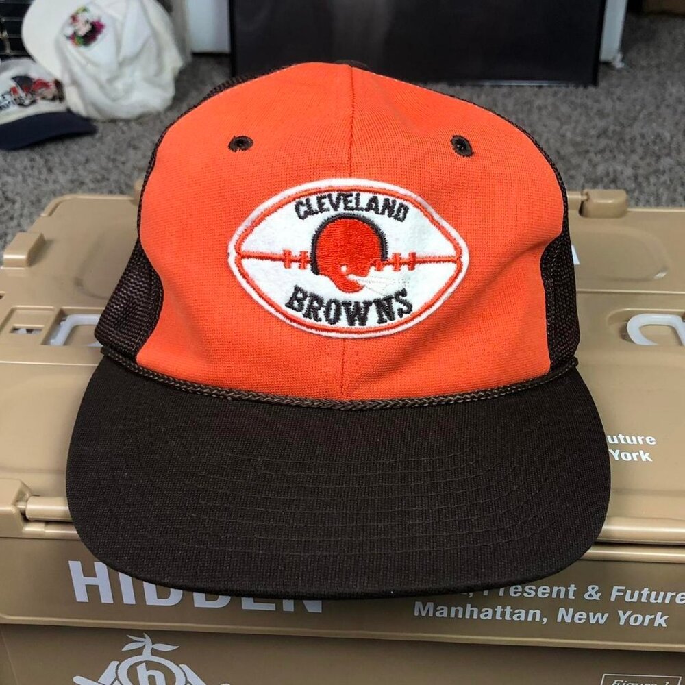 Vintage 80s Sports Specialties Cleveland Browns Trucker‎ Hat
